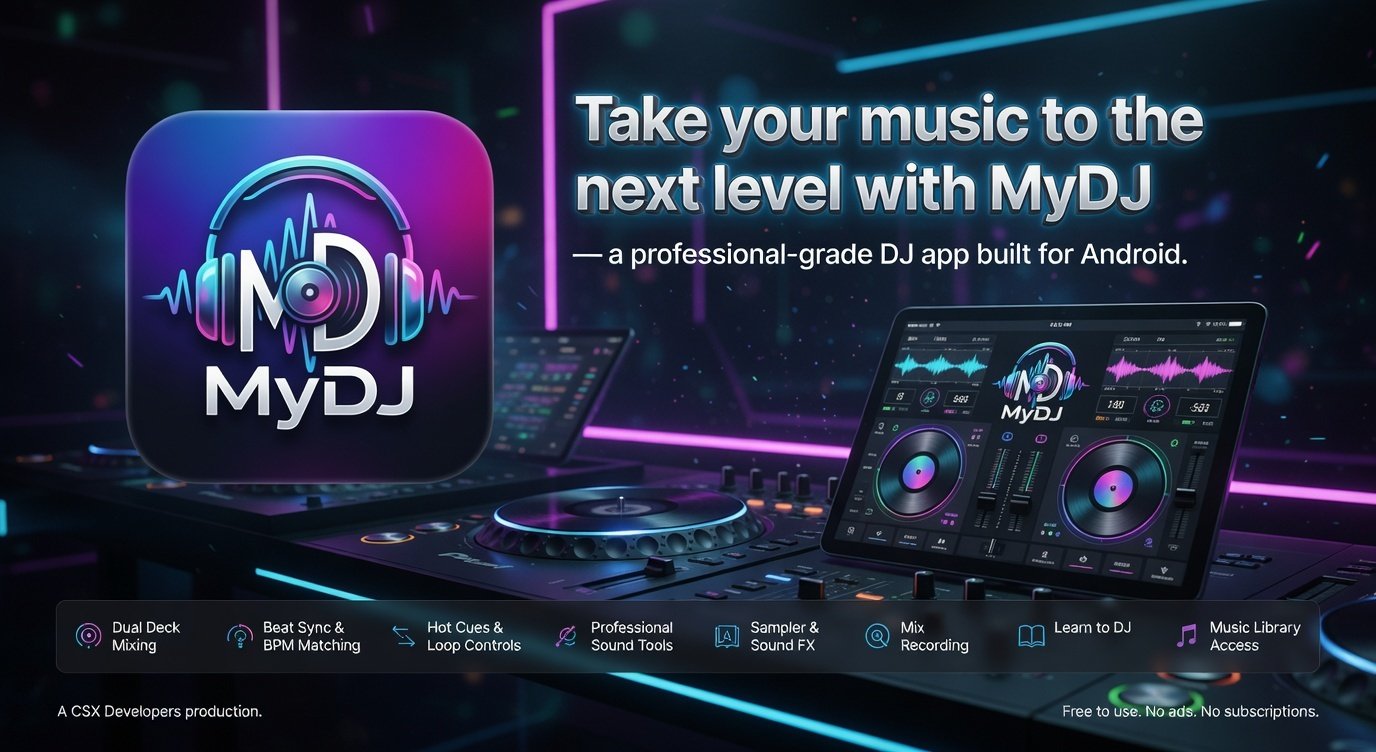 MyDJ — Professional DJ Studio