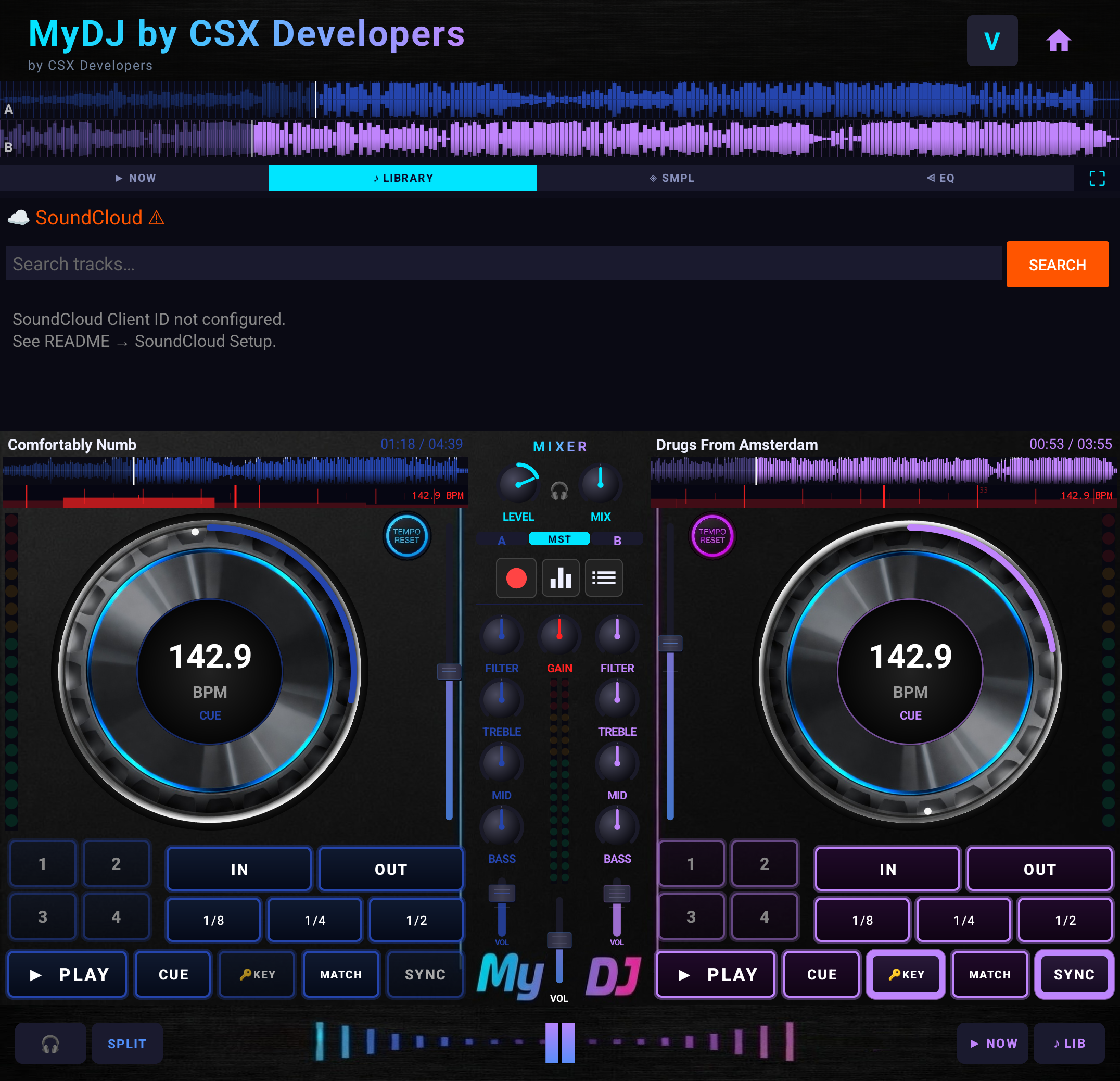 MyDJ App Screenshot